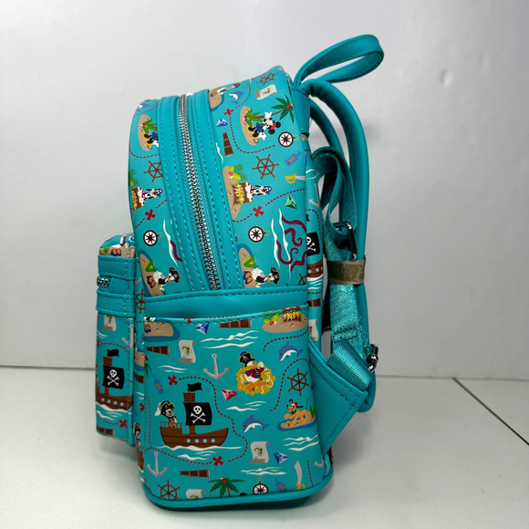 New Loungefly Disney Sensational 6 Pirate Backpack NWT Mickey Mouse and Friends - Picture 2 of 10